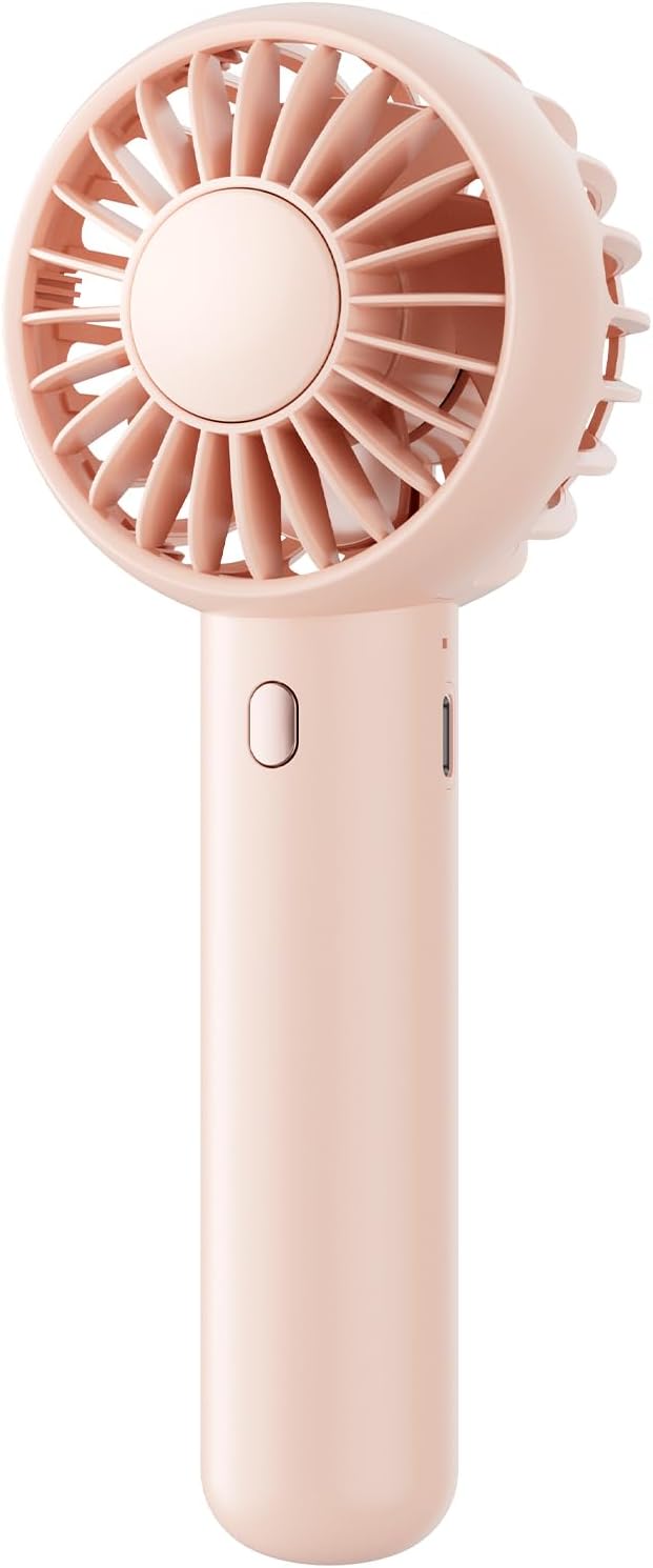 Mini Portable Fan, Small and Powerful, Cute Design 3 Speed Personal Handheld fan and Desktop with Base