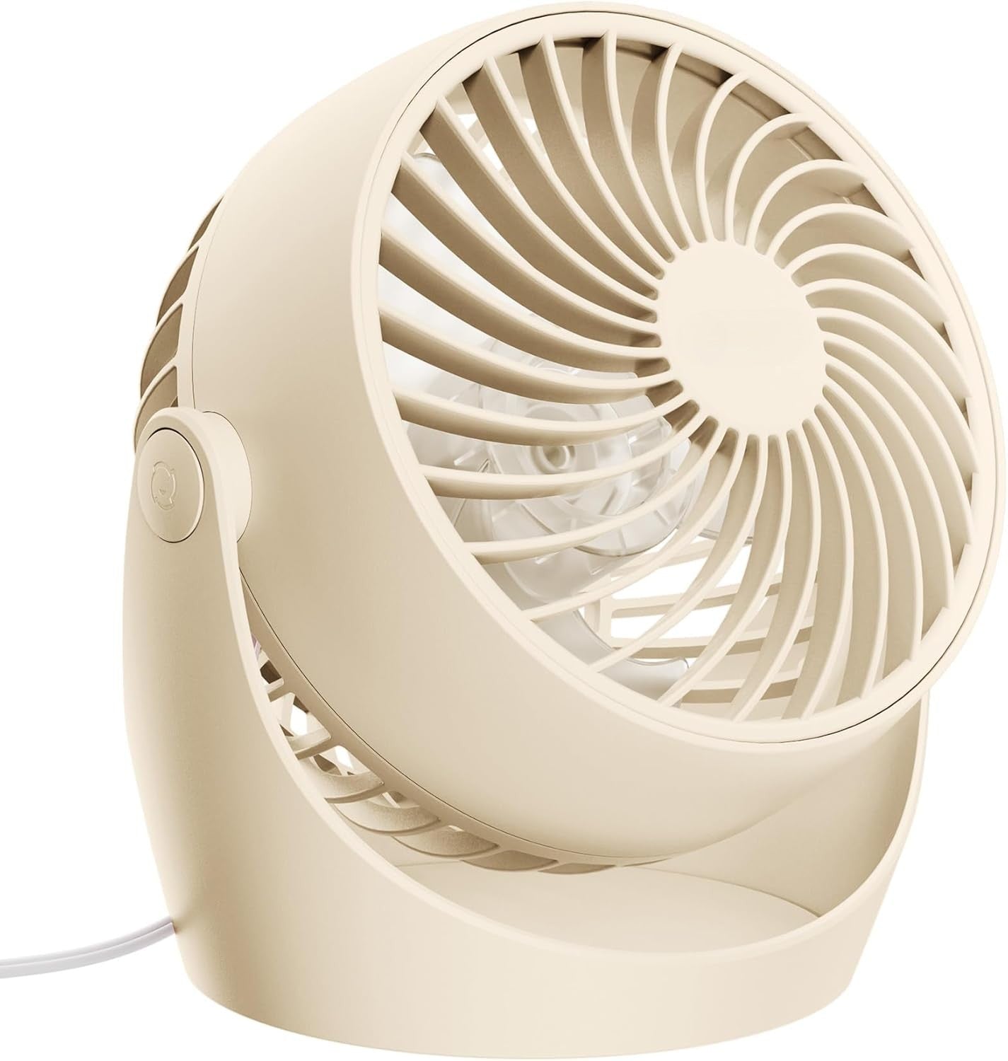 5-Inch Portable Electric Table Desktop Air Circulator Fans, Small but Powerful with 3 Speed 360° Adjustable Tilt