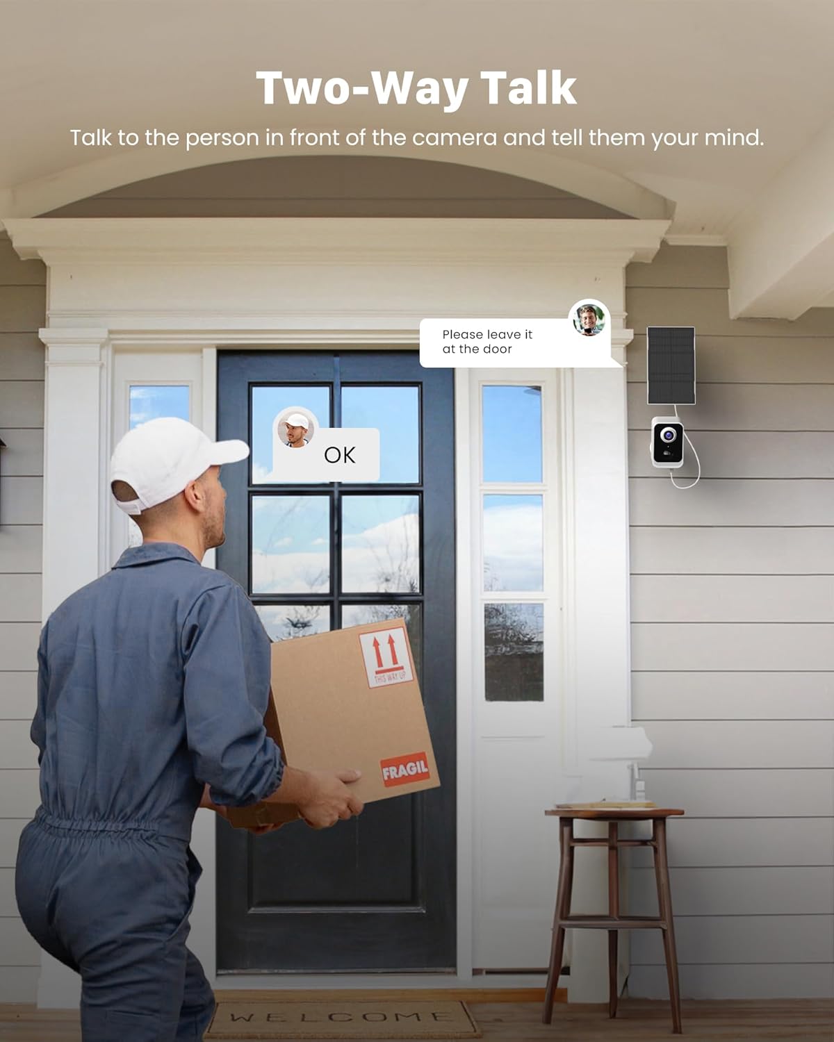 Cameras Wireless Outdoor Solar: Battery Power Cameras for Home Security WiFi Seguridad Camara System Kit Surveillance