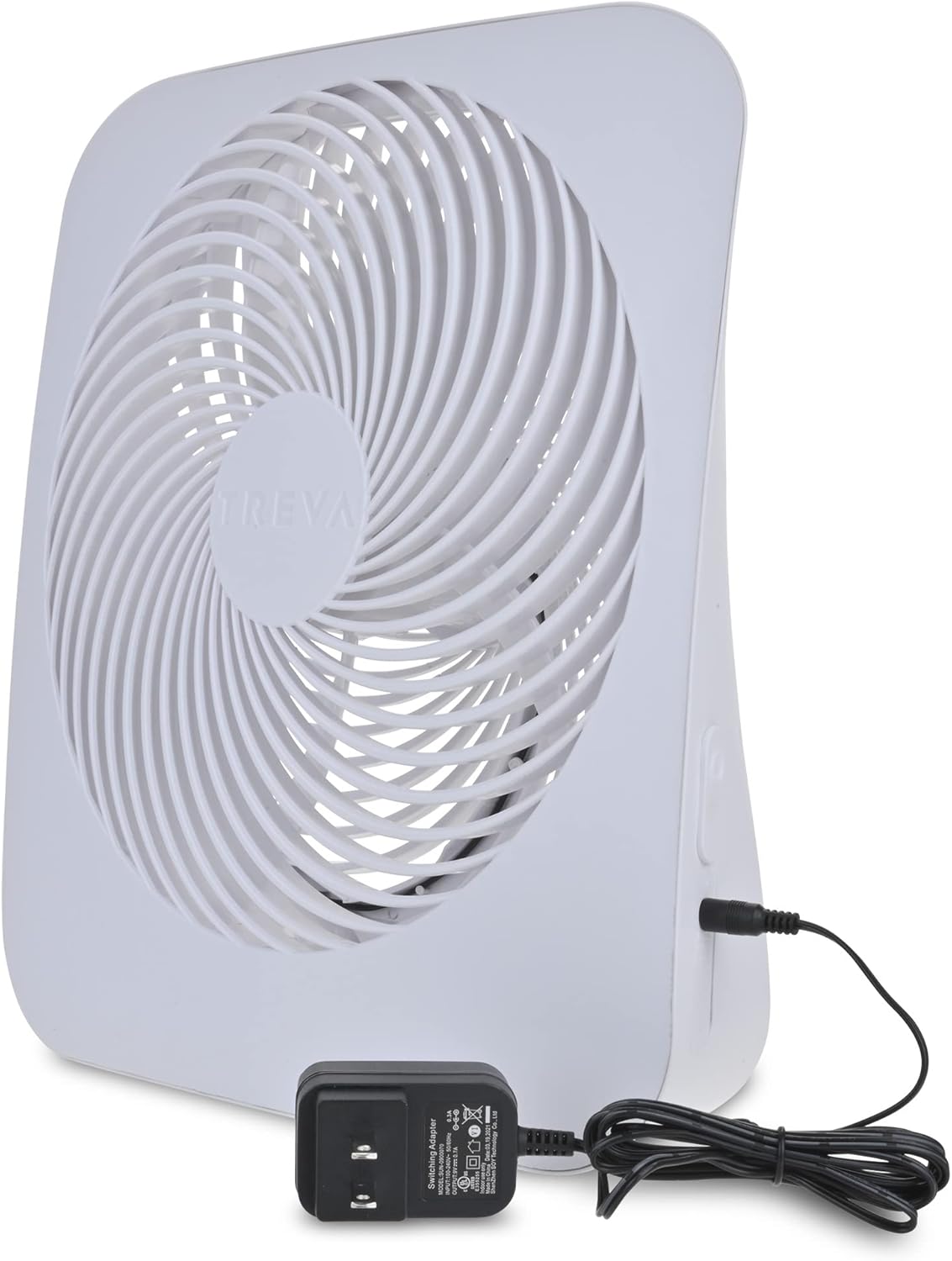 10-Inch Portable Fan, Powered by Battery and/or AC Adapter
